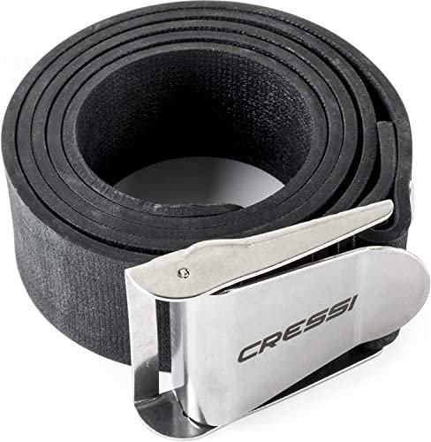 Cressi Tauchen Bleigürtel Quick-Release Elastic Belt, Schwarz, Uni, TA626010