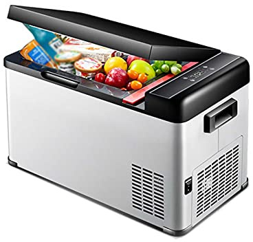 Car refrigerator fridge and boat freezer travel fishing refrigerator High capacity for Outdoor and Home Use refrigerator for Bedroom Office Dorm mini fridge