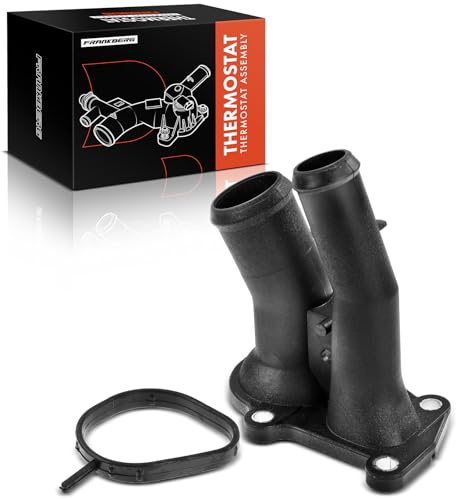 Frankberg Termostato del liquido di raffreddamento con guarnizione | 2S6G9K478BD; Compatibile con: Torneo Focus II DA DS FFS, Mondeo IV BA7, Fiesta V JD JH, Focus II Berlina DB DH FCH