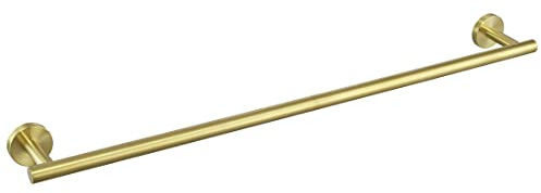 KES Gebürstet Gold Handtuchhalter 70CM Messing Handtuchstange Wandmontage