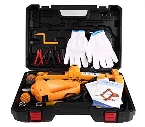Elektrischer Wagenheber, 2T, 12 V, Auto-Elektro-Wagenheber, Scherenheber, Reifenwechsel-Scherenhebebühne für Auto-SUV-Scherenhebebühne