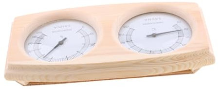 BESPORTBLE Thermometer Temperatur- Und Feuchtigkeitsmesser Bambus Hölzern