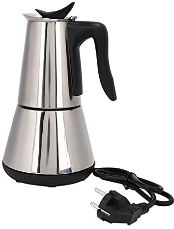 Cafetera francesa Estufa eléctrica Espresso Maker Moka Pot 6 tazas PERCOLAD CAFÉ POT ELÉCTRICO CACIDO CLÁSICO Classic Cafe Maker para regalos para amantes del café Café de la mañana Prensa francesa