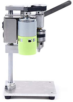 Mini Drill Press, Benchtop Drill Press, 1000-4500 rpm Variable Speed Drilling Chuck Mini Table Drill Precision Tapping Machine Milling Machine for DIY Handicraft, Jewelry Making, Metal Wood Working
