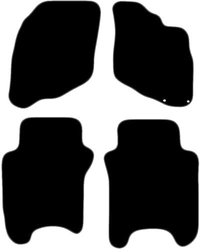 For Honda Jazz 2002-2008 Car Mats UK-Made Tailored Fit Carpet Floor Mats Full Coverage Compatible Accessory Grey Trim