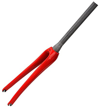 T800 Vollcarbon-Fahrradgabel, 28,6 mm konisches Rohr, starre Gabel, 3k, ultraleichte Fahrrad-Vorderradgabel, passend für Rennräder mit 700C-Rädern