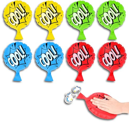 XYYIAILE 8 Pack Whoopie Cushion for Kids, 8 Large Whoopee Cushion Party Favor, Woopie Cushion Funny Prank Gag Novelty Trick Joke Gift and Toy for Kids White Elephant Gifts for Adults