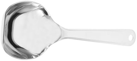 Cabilock Cucharón de Hielo de Acero Inoxidable 304 Profundo para Servir en Restaurantes Hoteles Bufés Cuchara de Fondo para Utensilios de Cocina.
