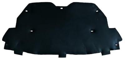 GEBBEM Coussin D'isolation Phonique du Moteur de Capot Avant Adaptée pour Ford S-Max 2006-2014,Coton D'isolation Thermique et Phonique pour Moteur de Capot Avant Joint de Capot,A-Black