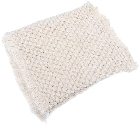 Gestrickte Baumwoll Babydecke in Ananas Form für Neugeborene | Beige, für Zuhause und Professionelle Fotorequisiten, Passende Schlafdecke für Babyaufnahmen