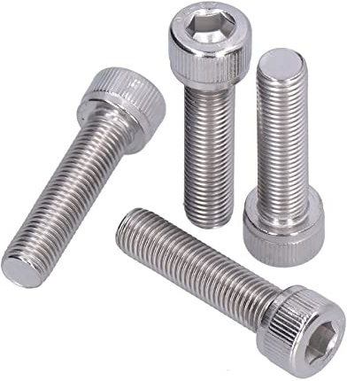 Watris Veiyi M10 1.25mm Schrauben, A2 Edelstahl Feingewinde Schrauben, Innensechskantschrauben, für Die Lebensmittelindustrie, Maschinenbau