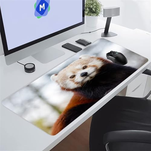 Tapis de Souris Gaming Animaux XXL Mouse Pad, Grand Tapis Bureau avec Base Anti-Dérapage, Extended Long Clavier Pad Large Mousepad pour PC Gamer et Le Bureau 1500x800x2 mm