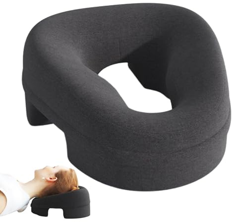 Almohada de masaje - almohada de apoyo al cuello, cara abajo para dormir