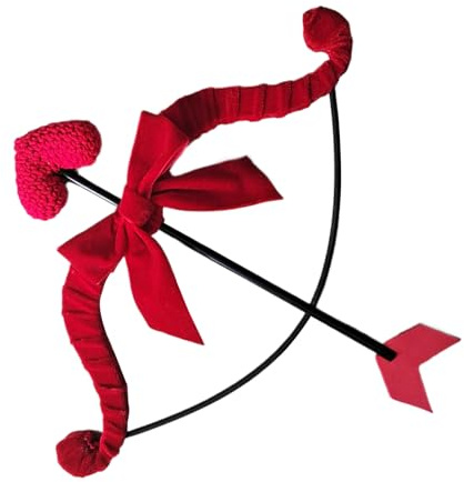 Amor-Kostüm-Requisite – Valentinstag-Amor-Set | Valentinstag-Cosplay-Requisiten, Amor-Pfeil- und -Set, Amor-Kostüm für Paare, Schulgeburtstage, Feiertage, Bühnenaufführungen, Familientreffen, Kon
