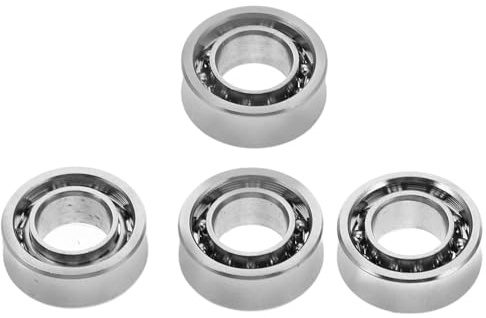 Homoyoyo 4 Stück Yoyo Kugellager U förmig Hochpräzise 10 kugel Stahl Miniatur Rillenkugellager für Skateboard Longboard Inlineskate Reparatur