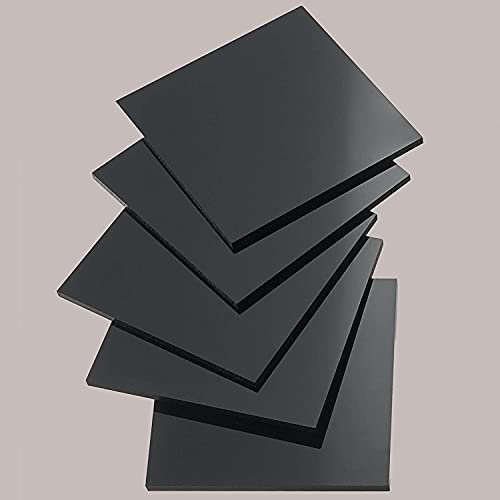nattmann POM Platte Zuschnitt 2 - 30 mm / Farbe: Schwarz / DELRIN TENAC SUSTARIN (4 mm, 195 x 195 mm) - nach Maß/Wunschmaß möglich