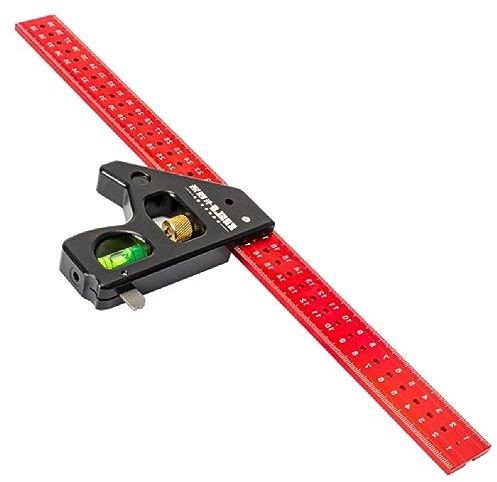 Universal Woodworking Combination Angles Finders Lightweight Measuring Tool For Precise 90/45 Degree Angles Carpenter Angles Measuring Tool Multifunctional Angles Ruler Aluminum Alloy Measuring Angles