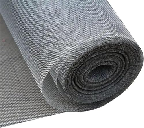 JSY Rouleau de moustiquaire de fenêtre en acier inoxydable 304 anti-rouille, moustiquaire de fenêtre en maille pour insectes (couleur : argent, taille : 1,5 x 30 m)