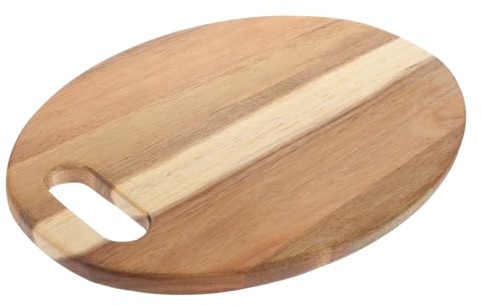 LIFKOME Tabla de Cortar de Madera de 1 Pieza, Rectangular, Khaki