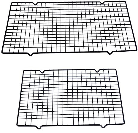 Hoement 2pezzi Raffreddamento per Pane Accessori per Barbecue e Inossidabile Biscotti e