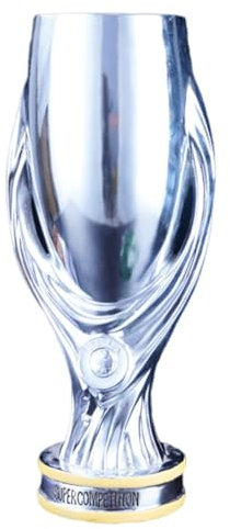 SWAYVES Resina Coppa Europa Di Calcio Trofeo Replica Calcio Club Campioni Trofei Fan Ufficio Home Display Ornamenti Memorabilia/44Cm