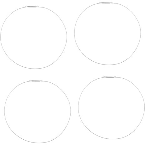 Garneck 4pcs Tube Clamp Washing Machine Gasket Material Replacement Parts Door Spring Clamp for Washer