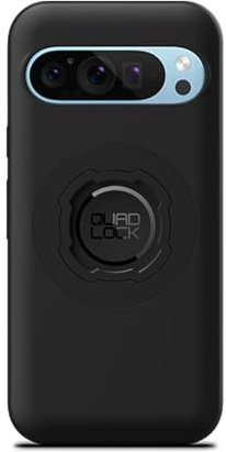 Quad Lock MAG Hülle für Google Pixel 9/9 Pro - Schwarz, Matt, TPU, Magnetisch, Kabelloses Laden Kompatibel