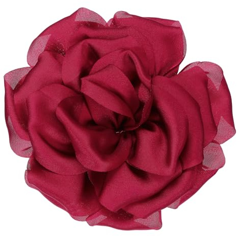 PATIKIL Spilla Fiore Peonia Seta 10cm, Grande Spilla Floreale Peonia Fiore Accessori per Donna Matrimonio, Festa Compleanno, Ballo, Vestito, Cappello, Borsa, Decorazione, Borgogna