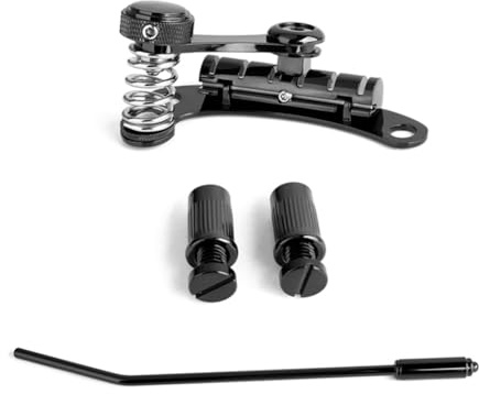 Sxmrmnx SG-03 svart vibrato elgitarr Tremolo jazzgitarr dubbellåsande Tremolo-system