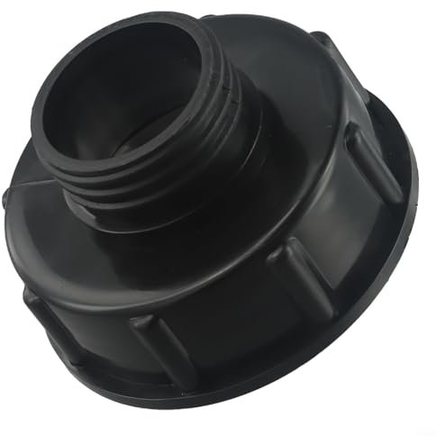 Adaptador IBC S100 a S60 reductor de contenedor de tonelada, accesorio de plástico para tanques de agua, conversión de rosca de 100 mm a 60 mm (adaptador de cable grueso)