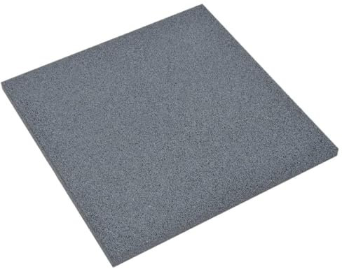 Kangmusi Fallschutzmatten 6 STK. Gummi 50x50x3 cm Grau, Grau 93439