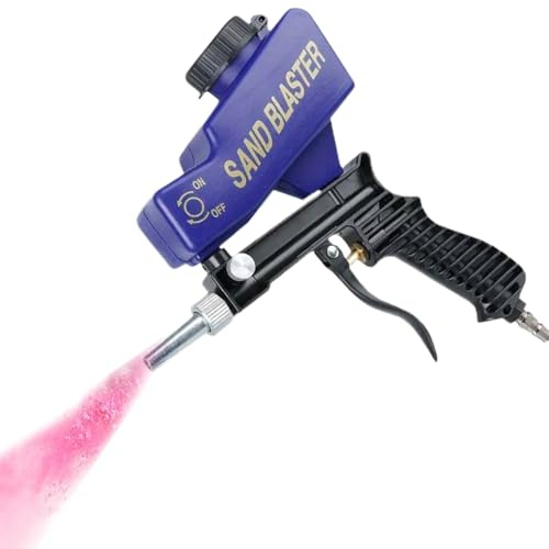 Sableuse Portable | Ponceuse Électrique Portable,Équipement De Sablage Portable Décapage Rouille Polissage Vernis Peinture Nettoyage Restauration Meubles Bois