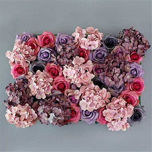 DFGHNBVC Fleurs Artificielles Et Séchées pour Mariage, Mur De Fleurs Artificielles pour Studio Photo, Rose, Hortensia, Décoration De Vitrine pour Centre Commercial - Bordeaux