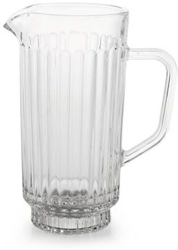 H&H Brocca Atena In Vetro Trasparente Lt 1,1