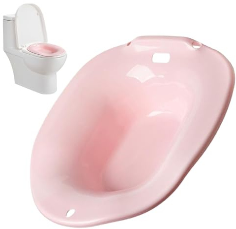 Sitzbad, 16 x 14 x 3, hitzebeständig, faltbar, nach der Geburt, mit acht Löchern, auslaufsicher, tragbare postpartale Essentials für Toilettensitz, Pflege, Style1