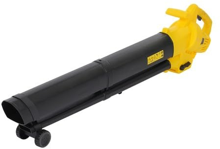 Laubsauger/-bläser, Elektrisches Blatt Gebläse mit Fangsack 35 L, Handheld Blatt Gebläse Blasfunktion bis 270 km/h 13 m³/min Saugvolumen