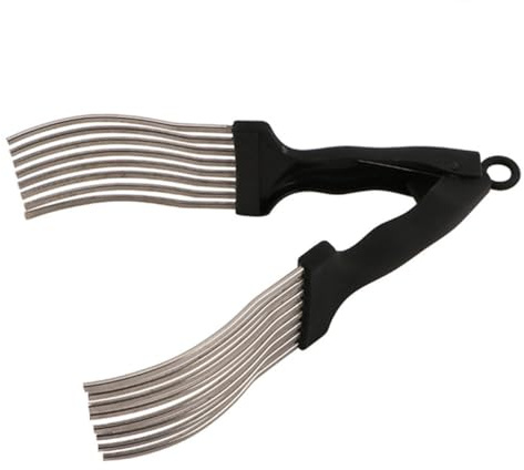 DIYEAH Pinza Presa Sicura Acciaio Inossidabile in per e Barbecue Impugnatura Ergonomica Morsetto Nero per Alimenti per Uso Domestico e Outdoor Bbq