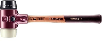 Halder Marteau non-destructif SIMPLEX, 60mm, caoutchouc/nylon