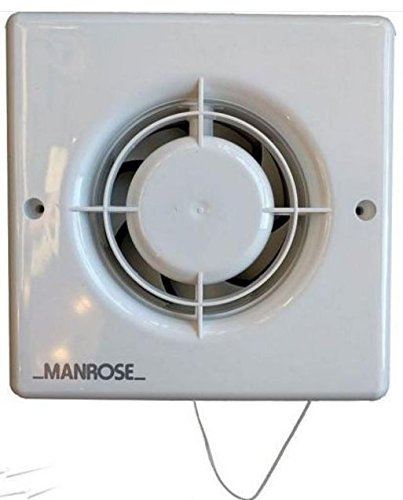 Manrose XF100P 20W Axial Pullcord Bathroom Fan