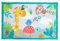 Bright Starts Roam About Jumbo Plush Baby Activity Play Mat, Foldable and Machine Washable - Newborn and up