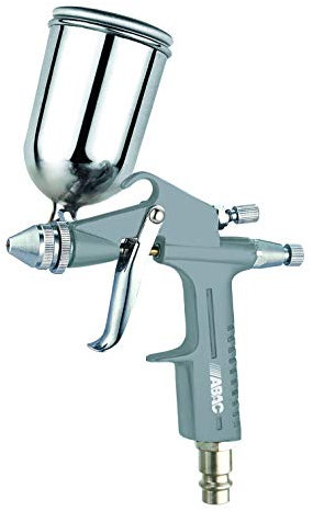 ABAC Pistola a Spruzzo per Verniciare G-542F, Aerografo con Serbatoio per Vernice da 100ml, Ugello da 0.8 mm, Pressione Max 3 Bar