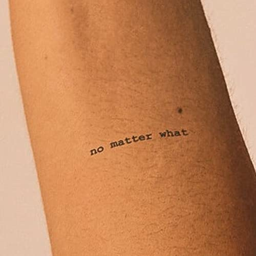 Inkster® no matter what Tattoo | Temporäres Tattoo mit EU-Kosmetikzertifizierung | wasserfest + vegan | revolutionäres 2-Wochen-Tattoo | Fake Tattoos und Klebetattoos für Erwachsene