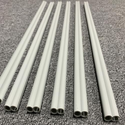 Etomvoop Figure of Eight Channelling Awning Rail Channel, Suitable for Motorhome Caravan T4 T5 T6 Campervan Outdoor Leisure - 6 x 50cm strips