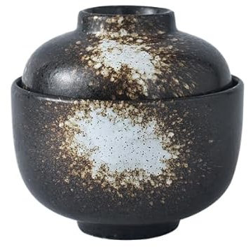 WouND Tasse à ragoût en céramique de Style Japonais, Bol à Soupe Domestique, coquetier à la Vapeur, Bol à Nourriture, Bol à Soupe, Bols à Dessert