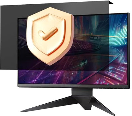 JQZWXX Protecteur D'écran De Confidentialité pour Ordinateur20in/21.5in/24in/27in/32in, écran Large 16:9, Filtre De Confidentialité Anti-éblouissement Suspendu,Installation Facile,24in 540 * 340mm