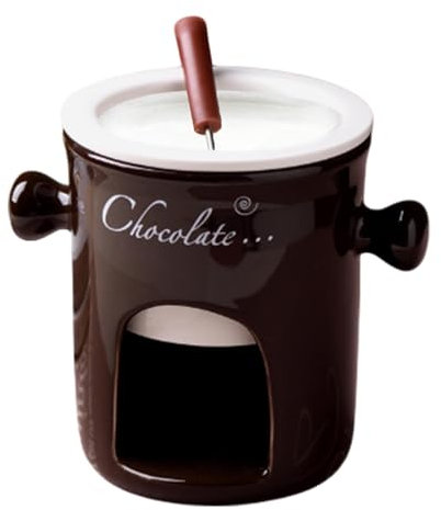 Jvjggag Chocolate Fondue Mug Small Fondue Pot Compact Chocolate Fondue Mug