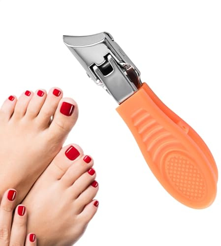Tripper 'unghia inclinata, Curved Plenail Clippers Clipper inossidabile in | Strumento di pedicure familiare resistente, strumento di taglio anti-splash per uomini, donne, anziani