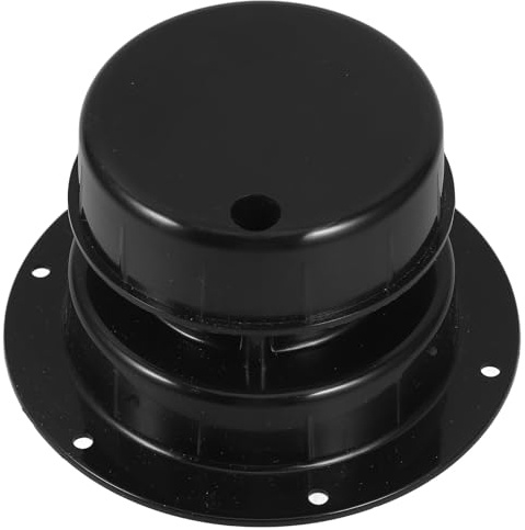 SOIMISS Rv Roof Vent Cap and Sewer Vent Cover Plastic Replacement Kit for Camper and Motorhome Plumbing Ventilation, Black, Compatible Trailer and Yacht Roofs for Outdoor Camping Use