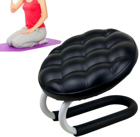 Generisch Meditations Bodenstuhl,Japanischer Meditationshocker Kniebank | Ergonomischer Kniehocker Tragbares Sitzkissen Für Entspannung Zen Yoga Anfänger Bis Senioren