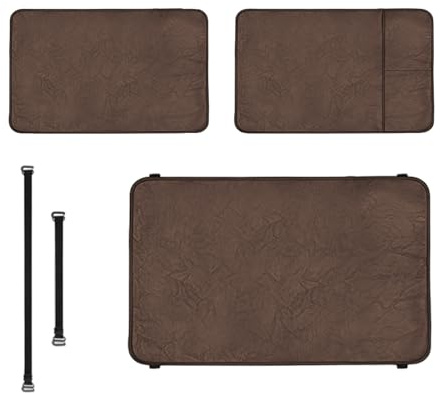 Cubierta De Reposacabezas Para Muebles-Protector De Reposabrazos De Repuesto De Cuero Artificial De Cuero 43x68cm Reclinable Reproductor De Reposabrazos, Protector De Cabeza De Sofá Sin Deslizamiento,